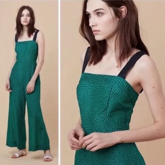 NWT Diane Von Furstenburg Beach Jumpsuit S - Picture 2 of 8